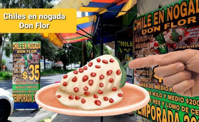Los chiles están capeados, siguiendo la receta original