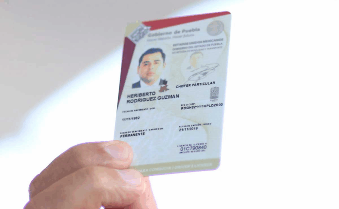 requisitos licencia conducir Puebla 2025