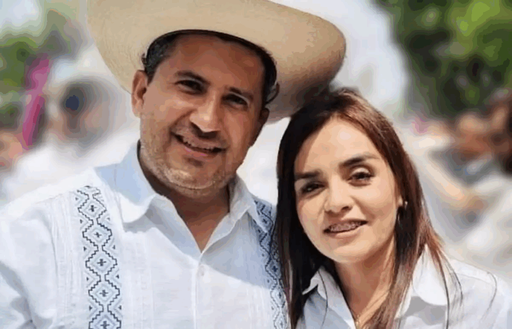 Grecia Itzel Quiroz Uruapan, viuda de Carlos Manzo,