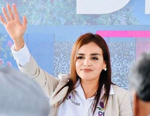 Grecia Itzel Quiroz Uruapan, viuda de Carlos Manzo,