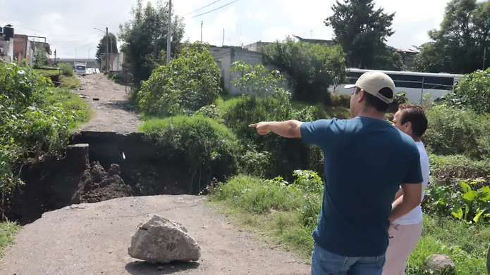 México 83, Puebla, Puente colapsado